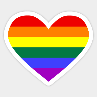 Pride heart Sticker